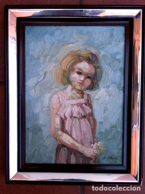 Arte: &oacute;leo sobre tela.Firmado A.Mar&iacute;s