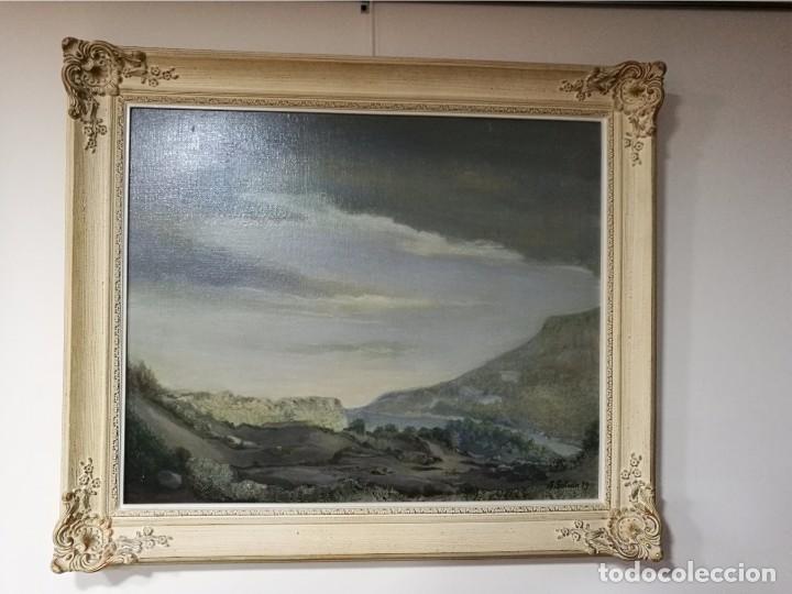 Arte: &Oacute;LEO SOBRE TABLA DE SANTOS GALV&Aacute;N - Foto 1