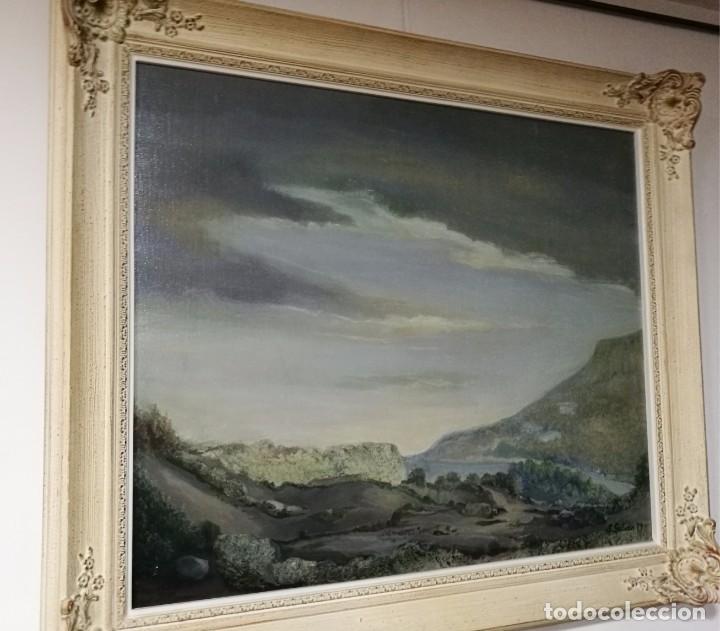 Arte: &Oacute;LEO SOBRE TABLA DE SANTOS GALV&Aacute;N - Foto 2