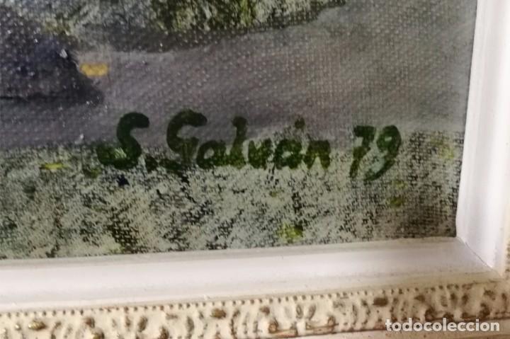 Arte: &Oacute;LEO SOBRE TABLA DE SANTOS GALV&Aacute;N - Foto 3