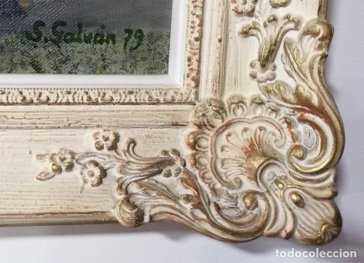 Arte: &Oacute;LEO SOBRE TABLA DE SANTOS GALV&Aacute;N - Foto 4