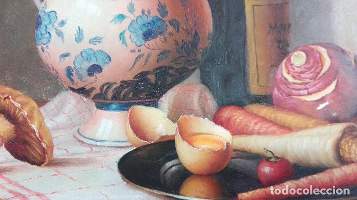 Arte: OLEO BODEGON DE MUY BELLA FACTURA - Foto 1