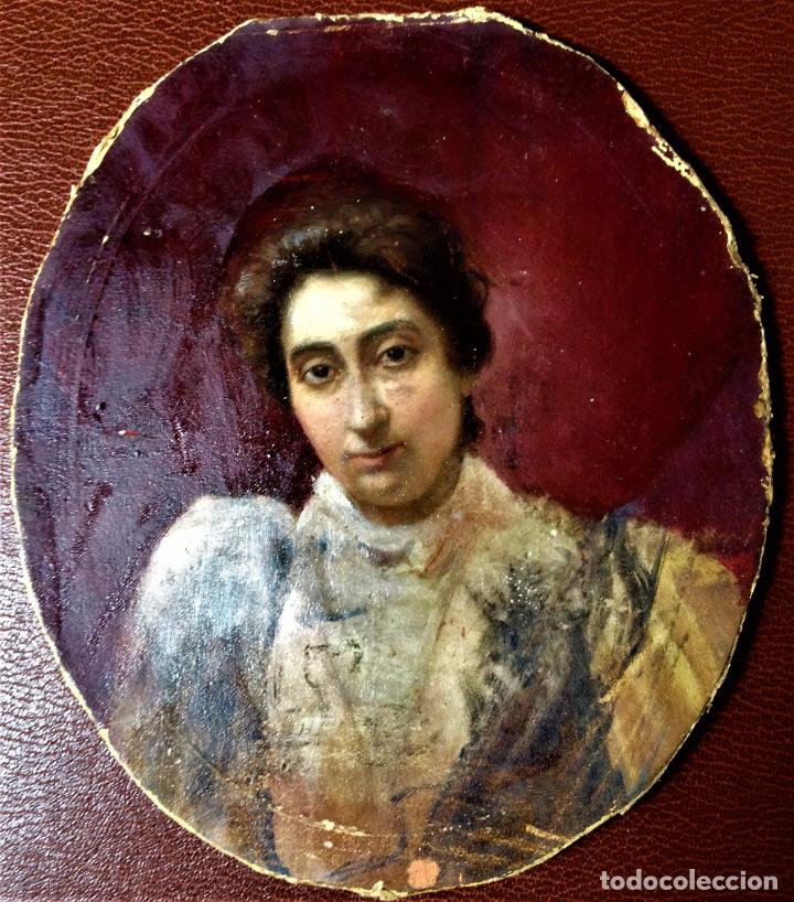 Arte: Retrato de mujer, sin firmar - Foto 10