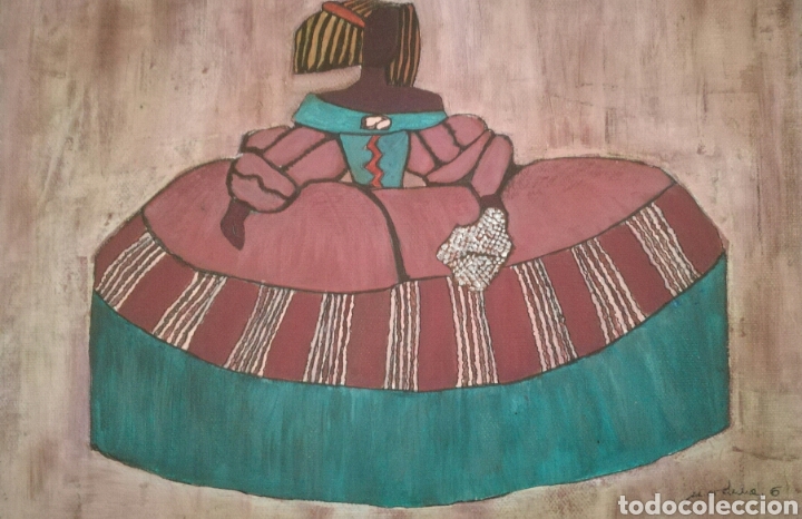 Arte: Menina rosa - Foto 1