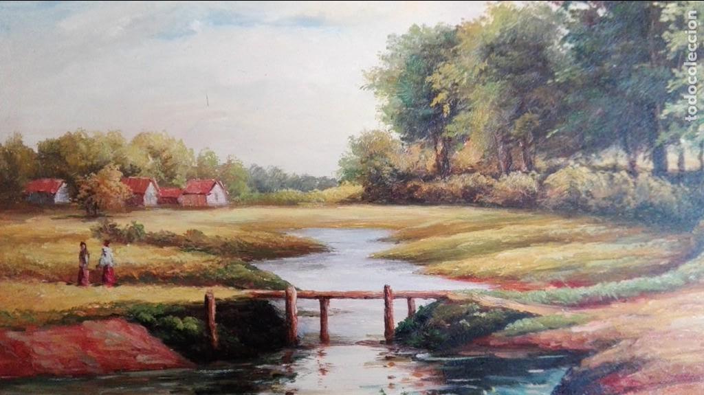 Arte: OLEO PAISAJE INGLES - Foto 3