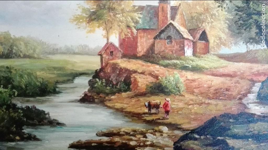 Arte: OLEO DE PAISAJE INGLES - Foto 2