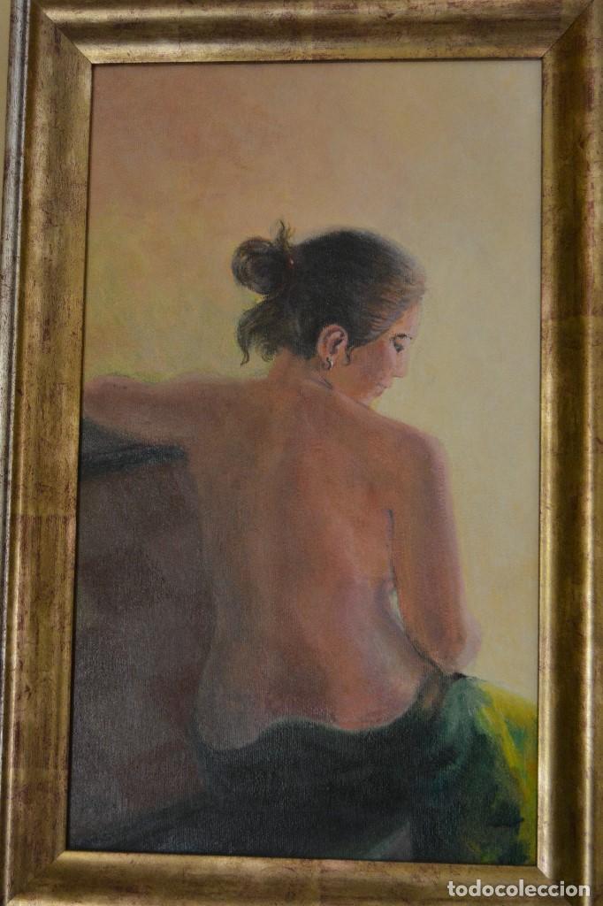 Arte: Desnudo &oacute;leo sobre lienzo - Foto 1