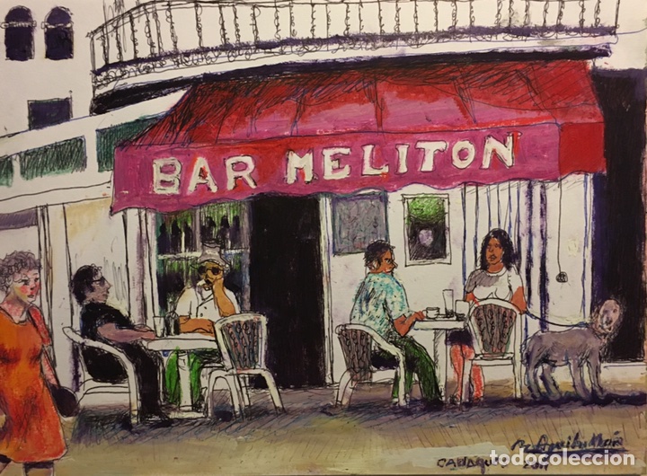 Arte: Bar Meliton. Cadaqu&eacute;s de Aguilar Mor&eacute; - Foto 1