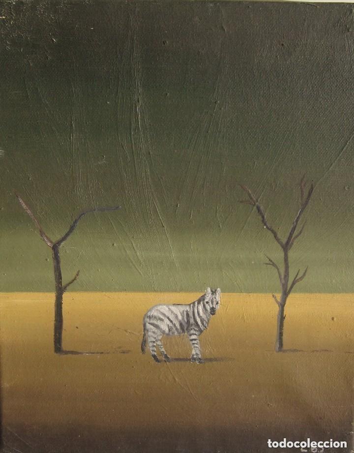 Arte: Cuadro zebra oleo sobre bastidor - Foto 1