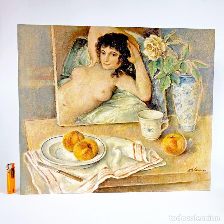 Arte: BODEG&Oacute;N CON VELAZQUEZ. &Oacute;LEO 49x44 - Foto 7