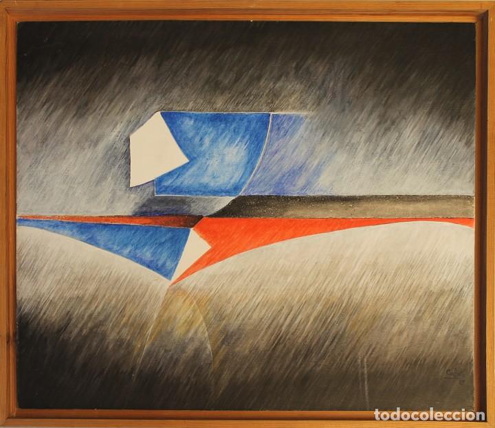 Arte: CALIXTO. Acr&iacute;lico sobre tabla. - Foto 1
