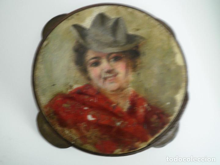 Arte: Pandereta pintada - Foto 2