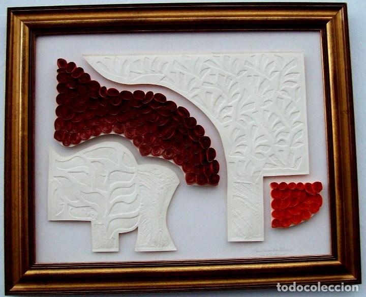 Arte: MONICA SARMIENTO PINTORA ECUATORIANA PINTO ESCULTURA SERIES NATURALEZA 4 MEDIDAS 40X 50 CM