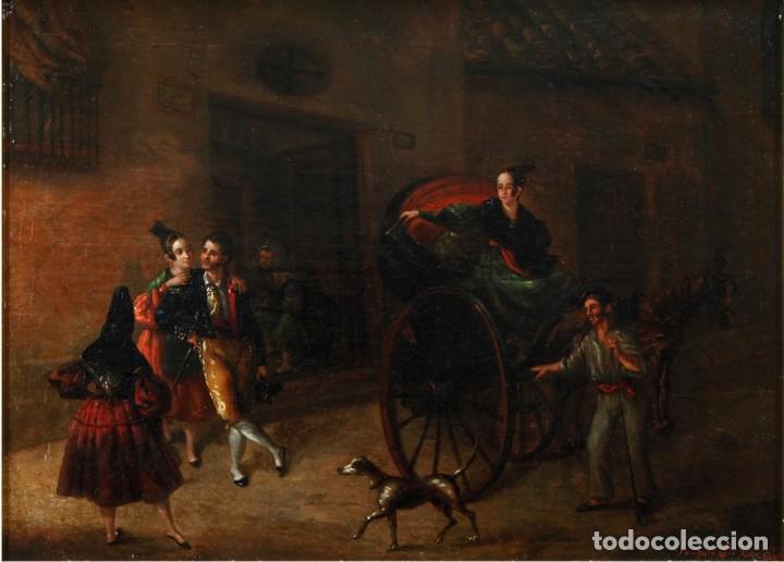 Arte: JOAQUIN DOMINGUEZ BECQUER, CON CERTIFICADO DE AUTENTICIDAD - Foto 3