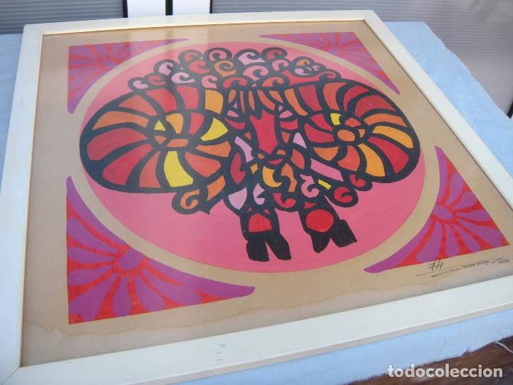 Arte: CUADRO ARIES FIRMADO - Foto 3