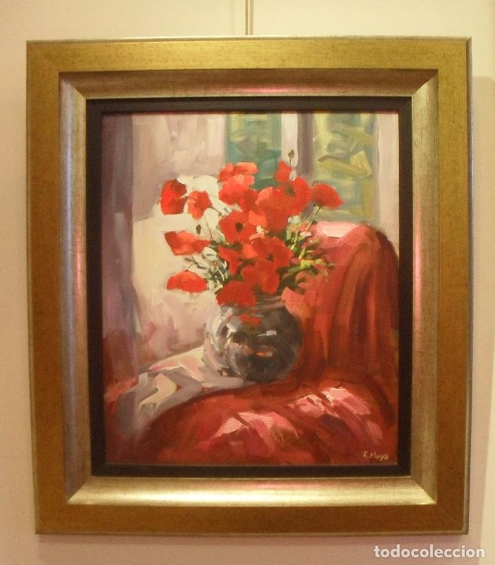 Arte: Jarr&oacute;n con amapolas - Foto 2