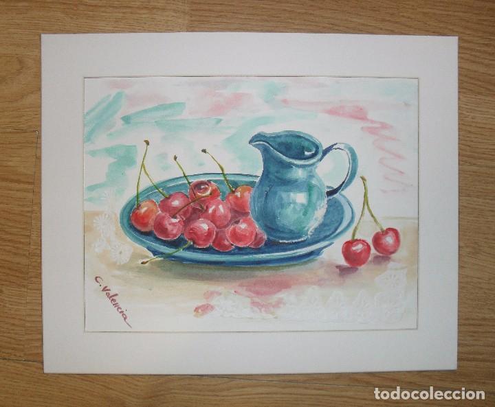 Arte: Bodeg&oacute;n cerezas - Foto 1