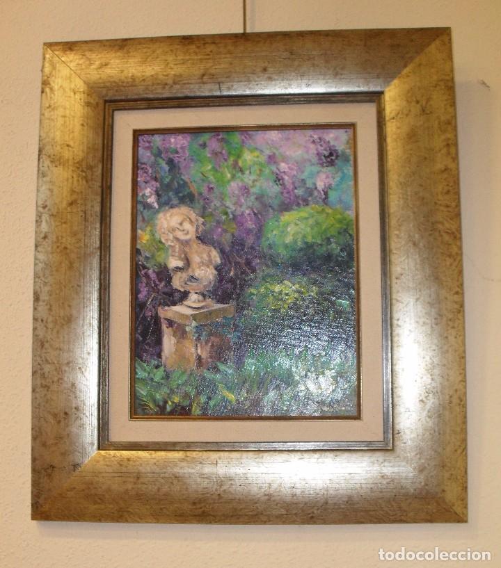Arte: Jard&iacute;n con glicinias - Foto 2