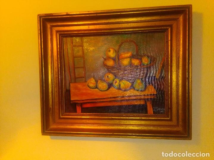 Arte: Cuadro &oacute;leo cesta de peras bodeg&oacute;n - Foto 1