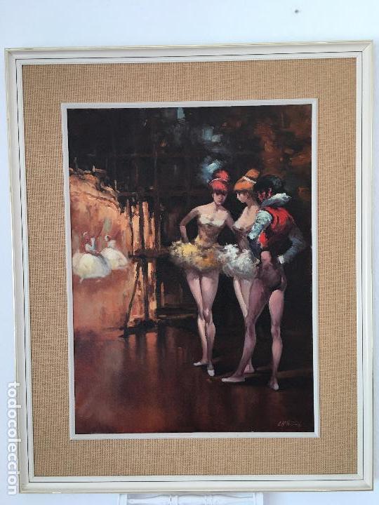 Arte: oleo sobre lienzo BAILARINAS EN DESCANSO - Foto 1