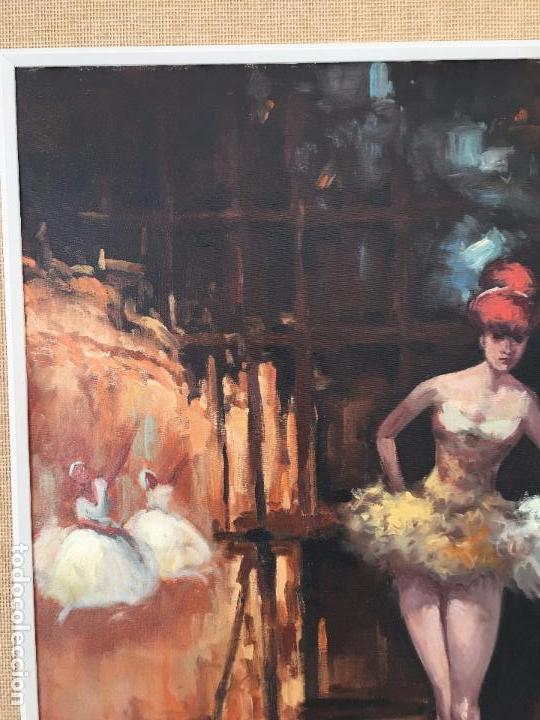 Arte: oleo sobre lienzo BAILARINAS EN DESCANSO - Foto 12