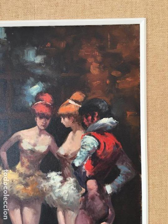 Arte: oleo sobre lienzo BAILARINAS EN DESCANSO - Foto 13