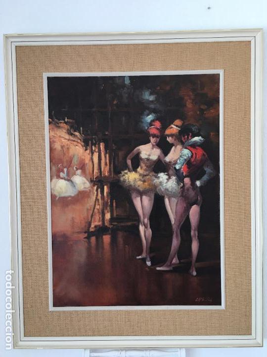 Arte: oleo sobre lienzo BAILARINAS EN DESCANSO - Foto 16