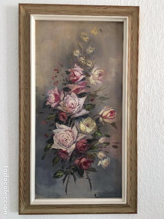 Arte: oleo sobre lienzo JARRON CON FLORES - Foto 1