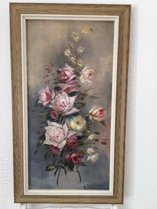Arte: oleo sobre lienzo JARRON CON FLORES - Foto 2