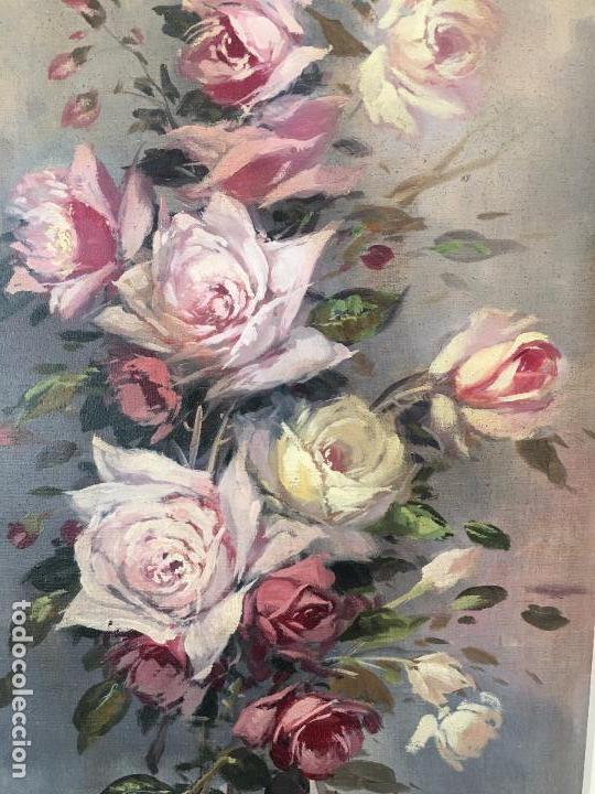 Arte: oleo sobre lienzo JARRON CON FLORES - Foto 3