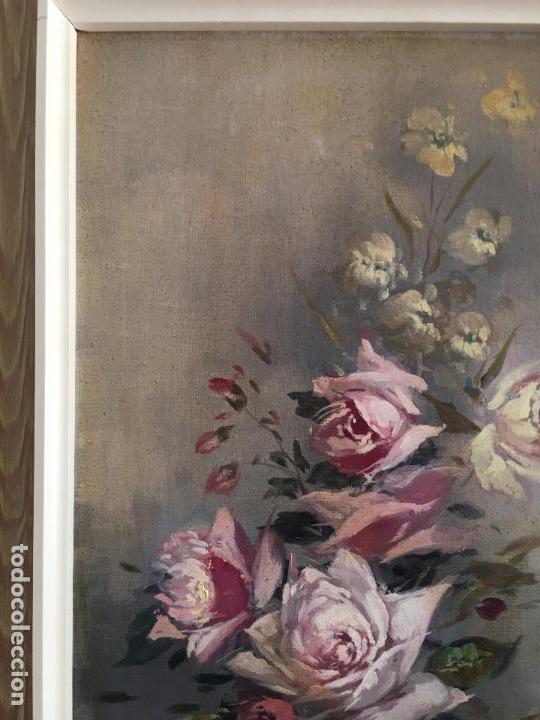 Arte: oleo sobre lienzo JARRON CON FLORES - Foto 5