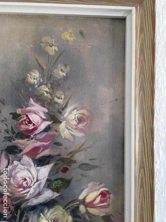 Arte: oleo sobre lienzo JARRON CON FLORES - Foto 6