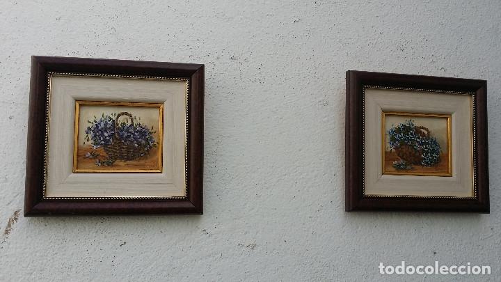 parejas de pinturas pequeñas - Compra venta en todocoleccion