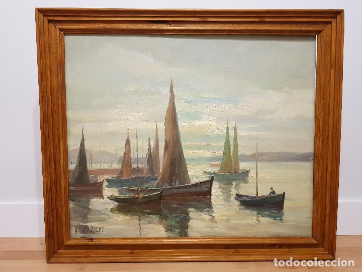 Arte: &Oacute;leo del pintor h&uacute;ngaro G. Karolyi - Foto 4