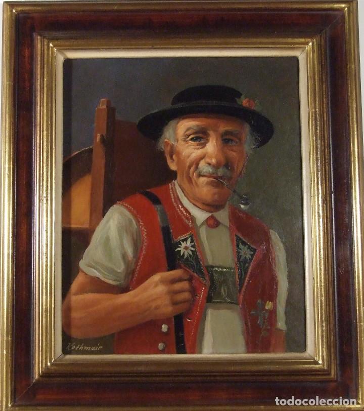Arte: Retrato Hans Kothmair en Oleo. - Foto 1