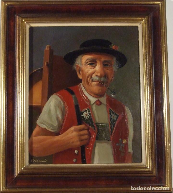 Arte: Retrato Hans Kothmair en Oleo. - Foto 2