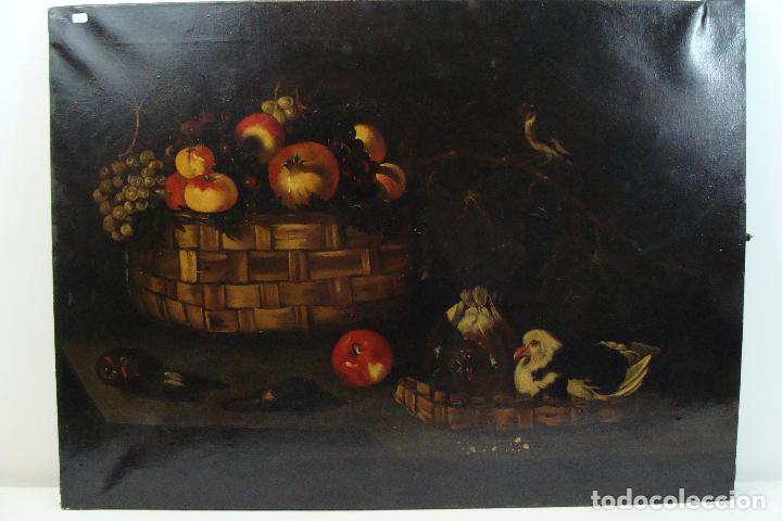 Arte: &Oacute;leo sobre lienzo Bodeg&oacute;n - Siglo XX - Foto 1