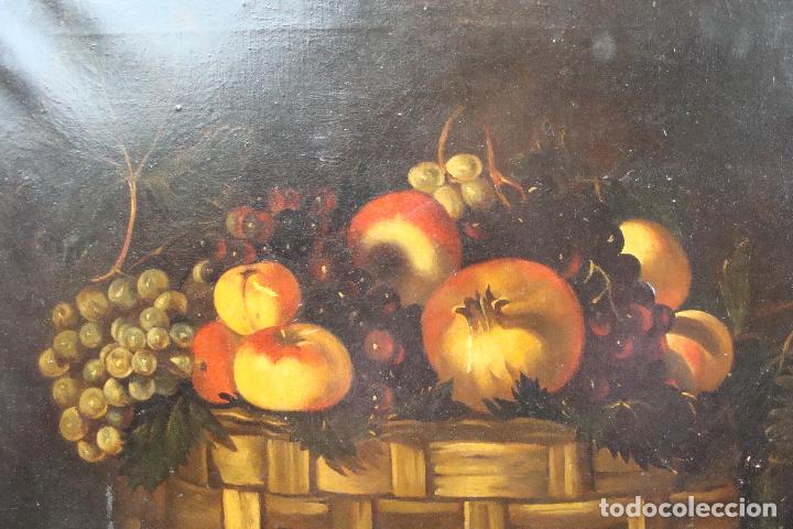 Arte: &Oacute;leo sobre lienzo Bodeg&oacute;n - Siglo XX - Foto 2