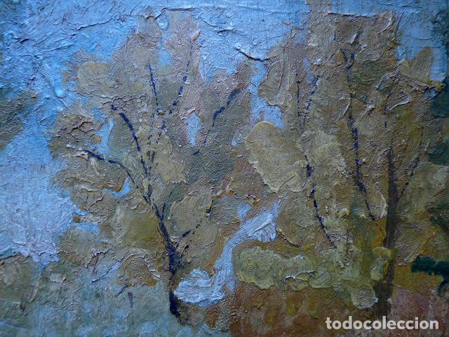 Arte: &oacute;leo sobre tabla.Firmado C.Vidal. - Foto 5