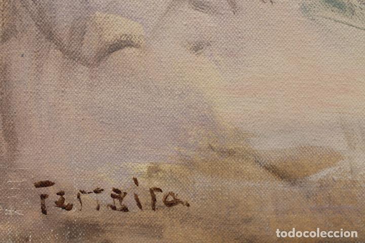 Arte: Gitanas - Ferreira - Oleo sobre lienzo - 110x89 cm - Foto 2