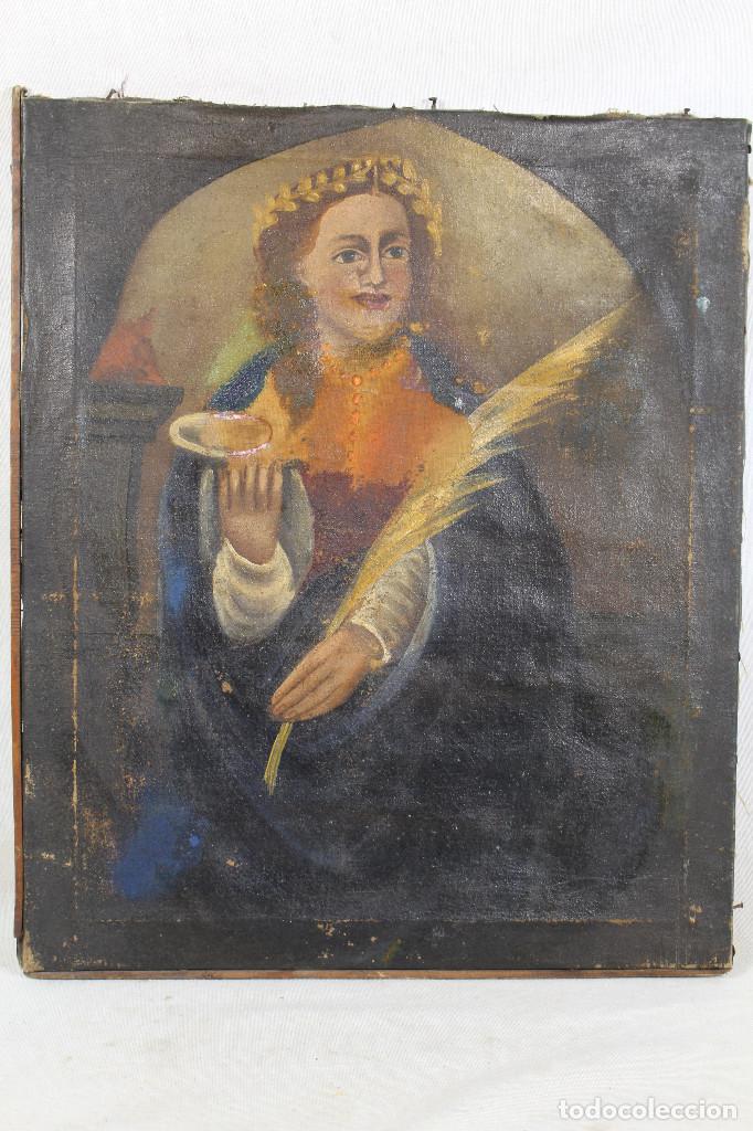 Arte: lienzo antiguo oleo anonimo - Foto 1