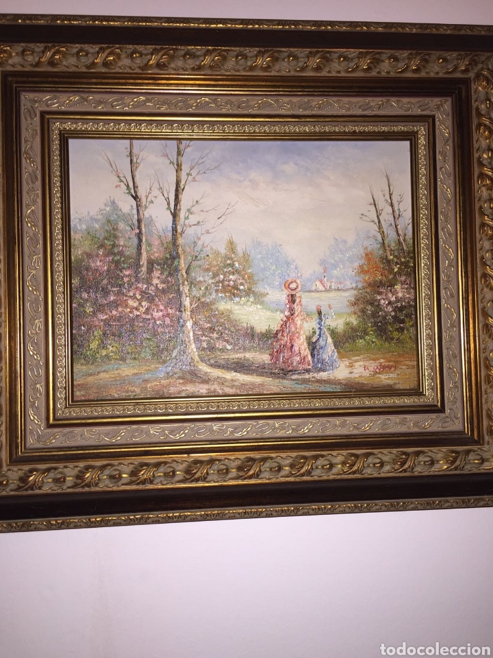 Arte: CUADRO AL &Oacute;LEO PAISAJE OTO&Ntilde;AL - Foto 4
