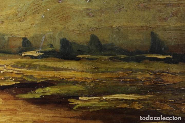 Arte: &Oacute;leo Casa con playa. S.XX - Foto 4