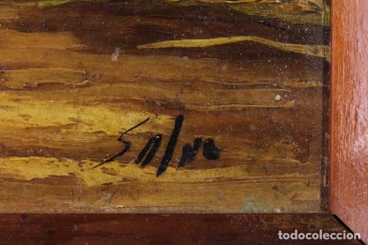 Arte: &Oacute;leo Casa con playa. S.XX - Foto 5