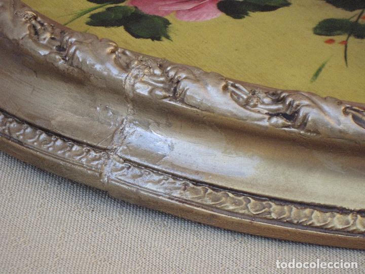 Arte: CUADRO PINTADO AL OLEO CON MARCO DE MADERA. - Foto 5
