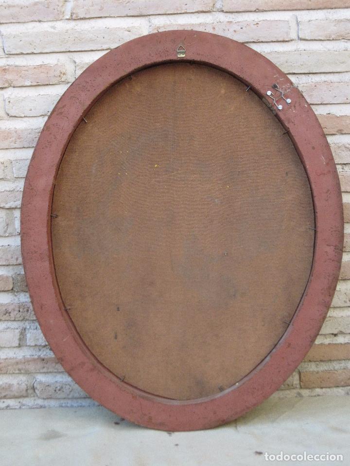 Arte: CUADRO PINTADO AL OLEO CON MARCO DE MADERA. - Foto 6