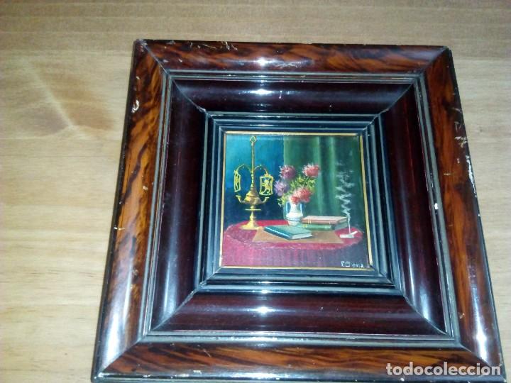 Arte: Preciosa tabla en miniatura - Foto 1