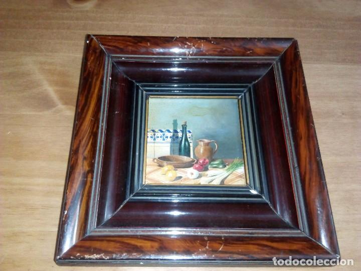 Arte: Preciosa tabla en miniatura - Foto 1