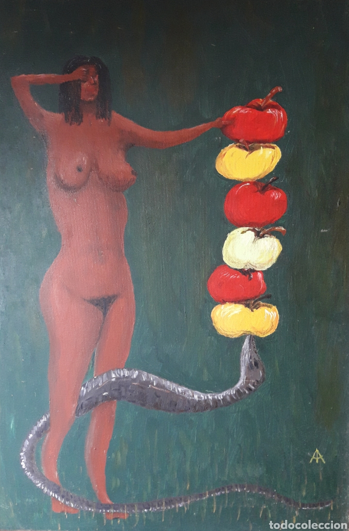 Arte: Autor desconocido. Firmado. - Foto 3