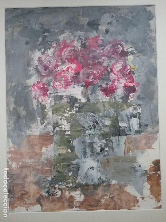 Arte: Jarr&oacute;n con flores - Foto 2